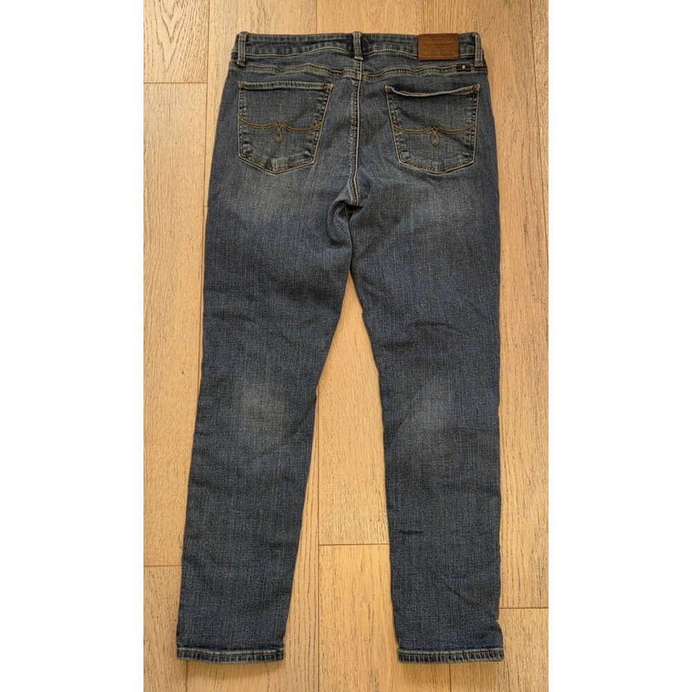 Lucky Brand Lolita Crop Jeans Women 8 29 Blue Mid Rise Skinny Stretch Denim - Picture 2 of 9